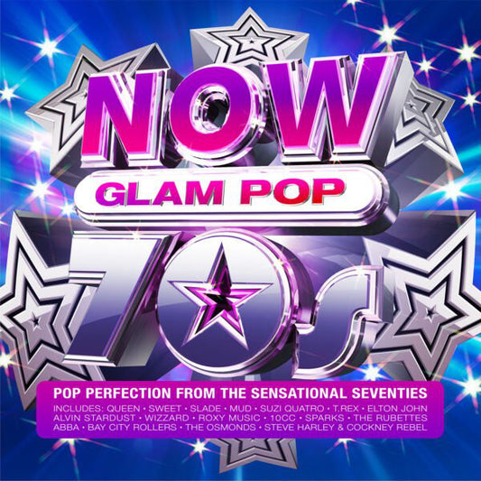 Various : Now 70s Glam Pop (4xCD, Comp)