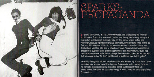 Sparks : Propaganda (CD, Album, RE, RM)