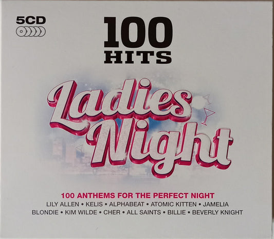 Various : 100 Hits Ladies Night (5xCD, Comp + Box)