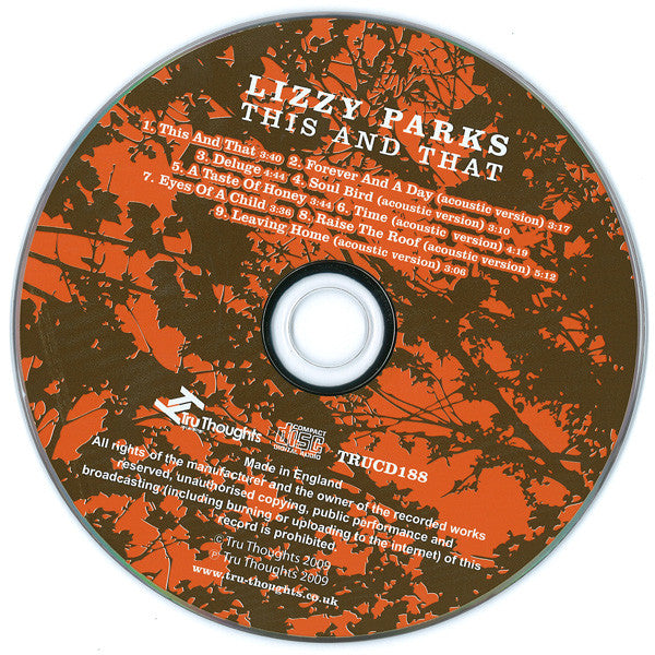 Lizzy Parks : This And That (CD, Album)