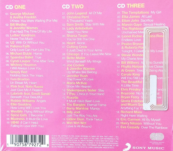 Various : Now That's What I Call Love Songs (3xCD, Comp)