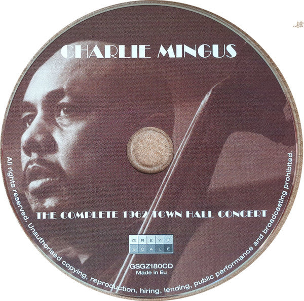 Charles Mingus : The Complete 1962 Town Hall Concert (CD, Album, RE)