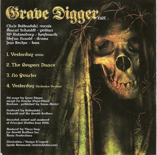 Grave Digger (2) : Yesterday (CD, EP + DVD-V)