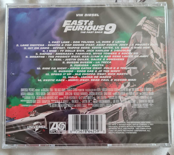 Various : Fast & Furious 9: The Fast Saga (Original Motion Picture Soundtrack) (CD, Comp)