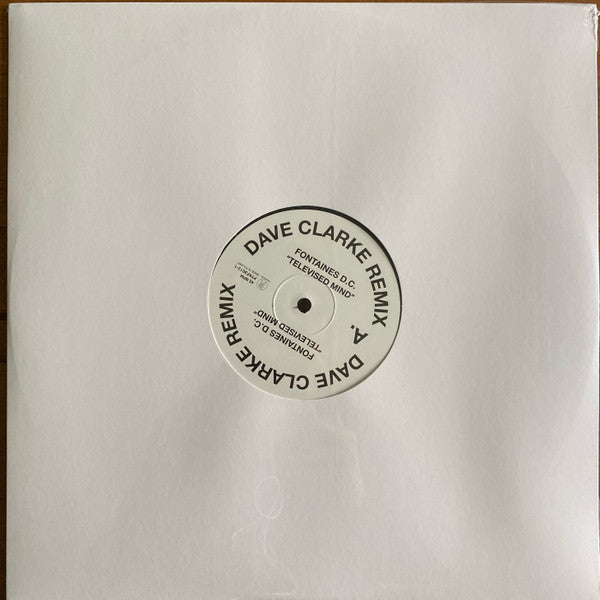 Fontaines D.C. : Televised Mind (Dave Clarke Remix) (12", Single, Ltd)