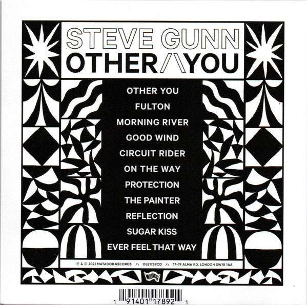 Steve Gunn : Other You (CD, Album)