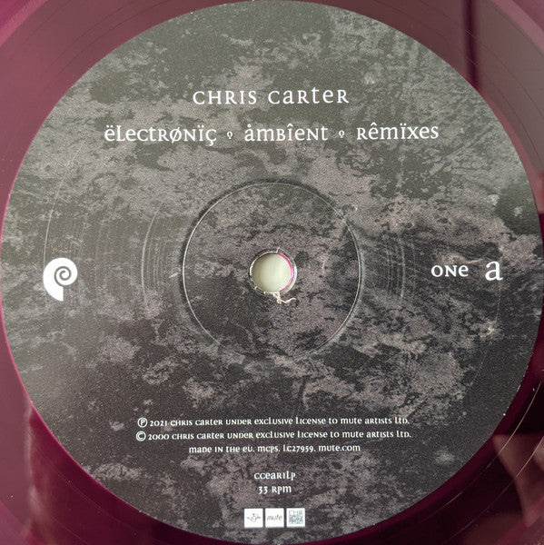 Chris Carter (2) : Electronic Ambient Remixes One (2xLP, Album, Ltd, Tra)