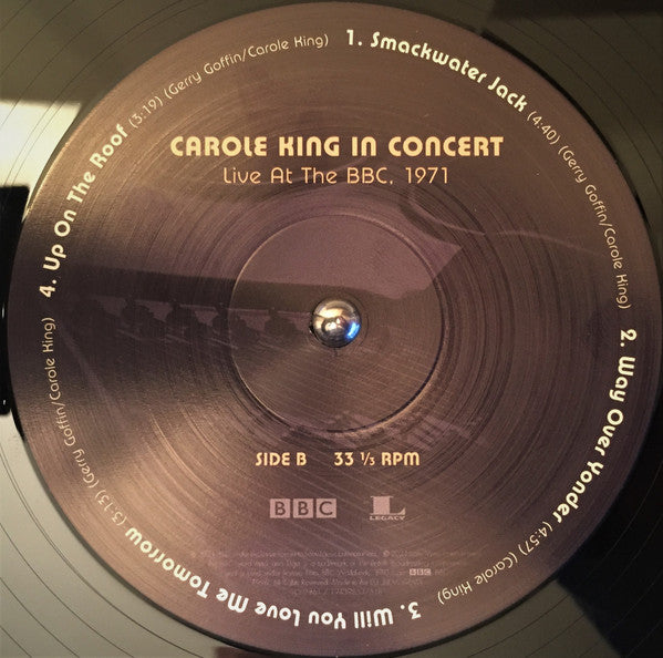 Carole King : In Concert (Live At The BBC, 1971) (LP, RSD, Ltd)