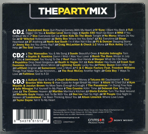 Various : Thepartymix 90s Classics (3xCD, Comp)