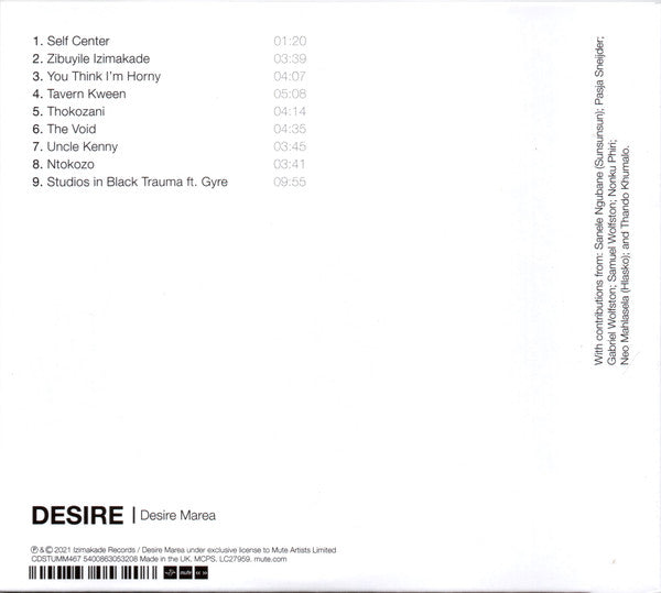 Desire Marea : Desire (CD, Album)