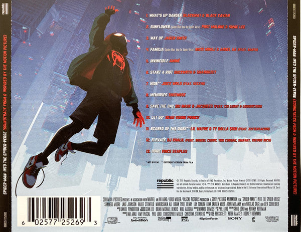 Various : Spider-Man: Into The Spider-Verse (Soundtrack From & Inspired By The Motion Picture) (CD, Comp)