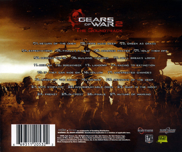 Steve Jablonsky : Gears Of War 2 (The Soundtrack) (CD, Album)