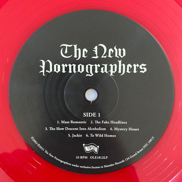 The New Pornographers : Mass Romantic (LP, Album, Ltd, RE, Red + 7", Ltd, RE)