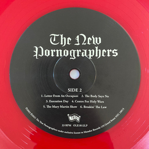 The New Pornographers : Mass Romantic (LP, Album, Ltd, RE, Red + 7", Ltd, RE)