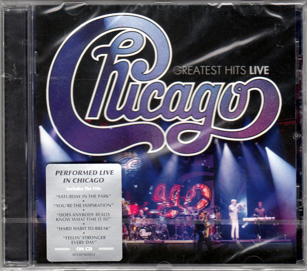 Chicago (2) : Greatest Hits Live (CD, Album)