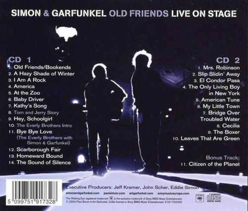 Simon & Garfunkel : Old Friends - Live On Stage (2xCD, Album)