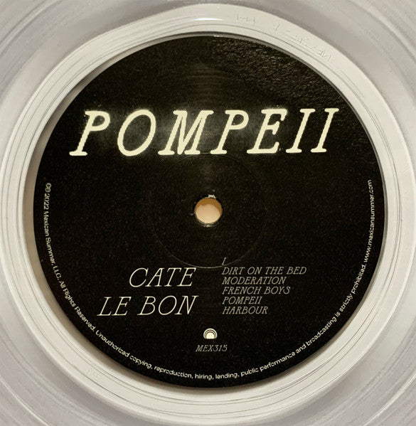 Cate Le Bon : Pompeii (LP, Album, Ltd, Cry)