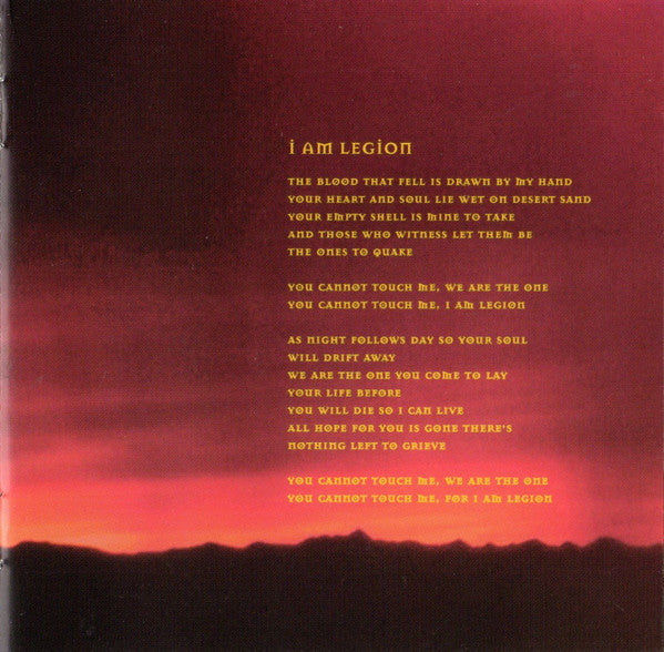 Abaddon (18) : I Am Legion (CD, Album)