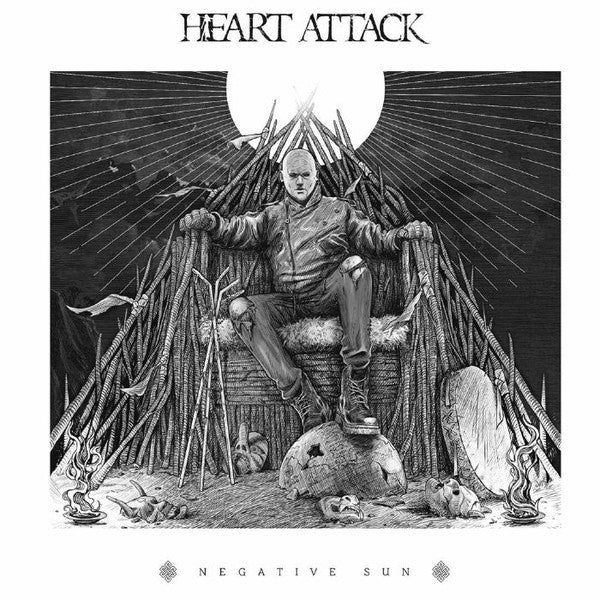 Heart Attack (4) : Negative Sun (LP, Album, Ltd, Whi)