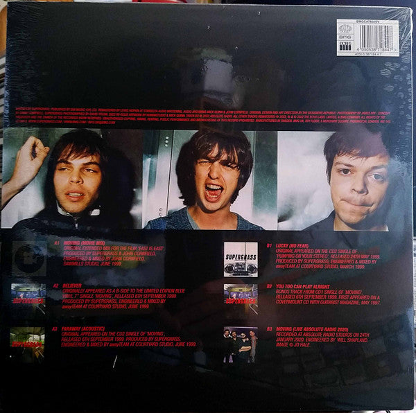 Supergrass : Moving (12", EP, RSD, Ltd, RE, Blu)