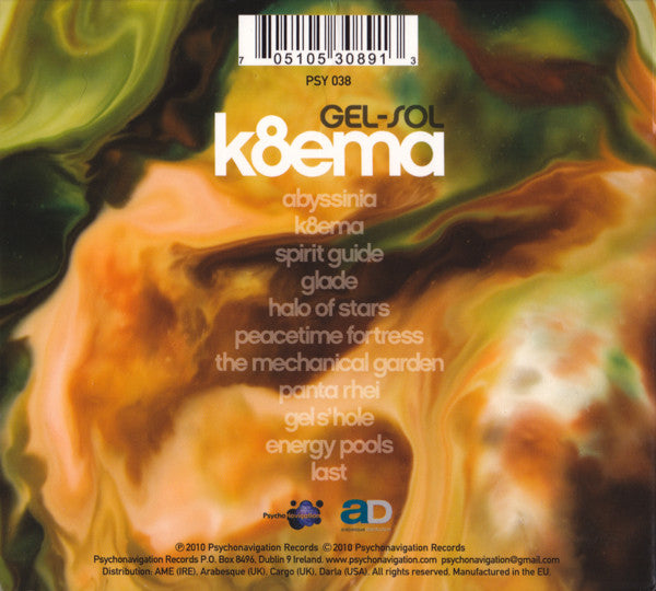 Gel-Sol : K8ema (CD, Album)