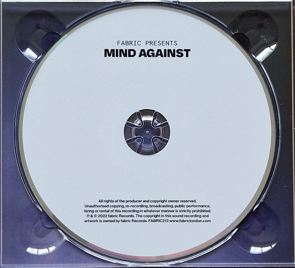 Mind Against : Fabric Presents Mind Against (CD, Mixed)