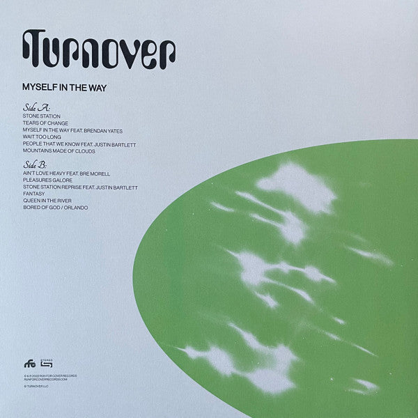 Turnover (3) : Myself In The Way (LP, Album, Cre)