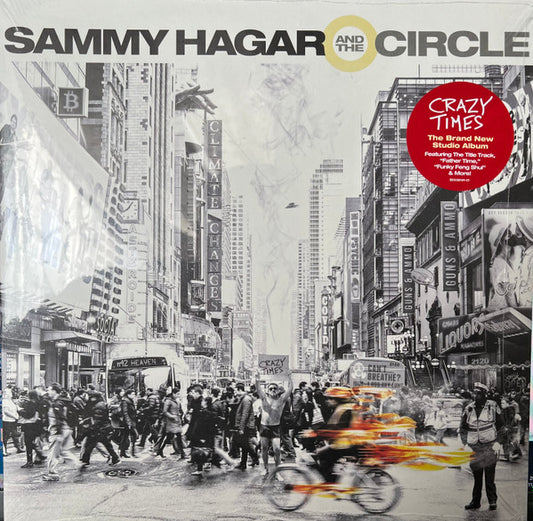 Sammy Hagar & The Circle : Crazy Times (LP, Album, Ltd, Red)