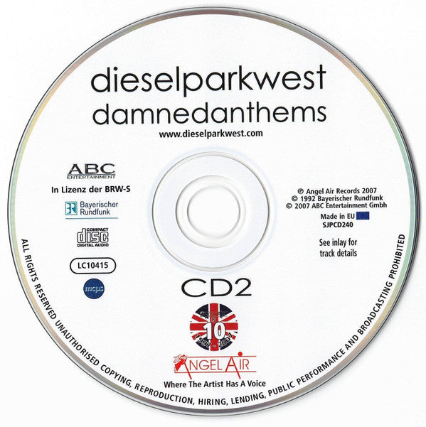 Diesel Park West : Damned Anthems (2xCD, Comp)