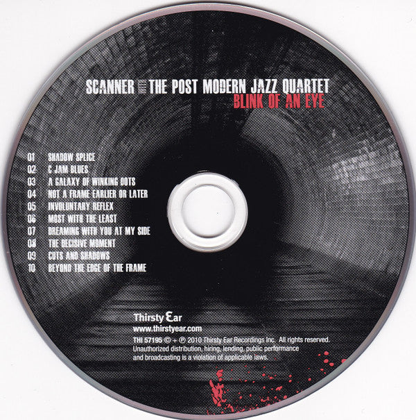 Scanner With The Post Modern Jazz Quartet* : Blink Of An Eye (CD, Album)