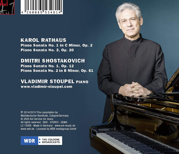 Vladimir Stoupel, Rathaus*, Shostakovich* : Piano Sonatas (2xCD, Comp)