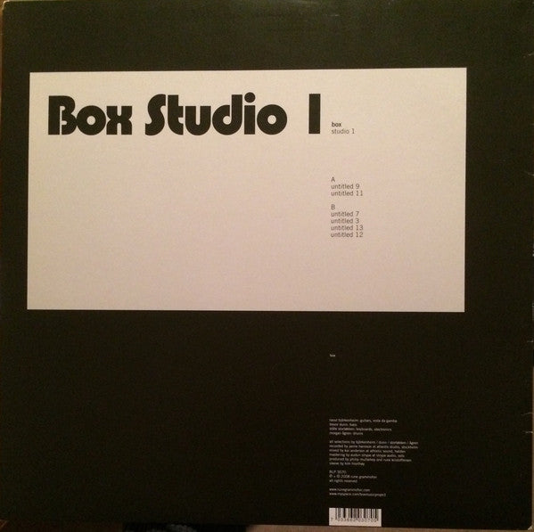 Box (5) : Studio 1 (LP, Album, Ltd, W/Lbl)