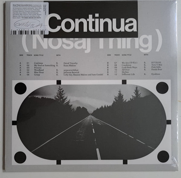 Nosaj Thing : Continua (LP, Album, Ltd, Cle)