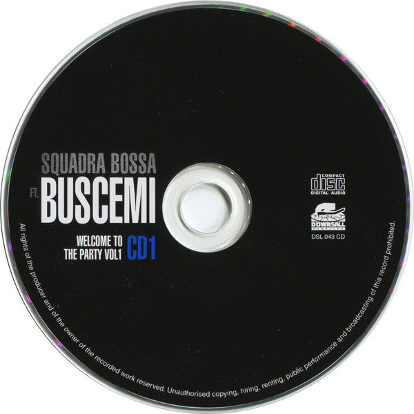 Squadra Bossa Ft. Buscemi : Welcome To The Party Vol. 1 (2xCD, Comp)