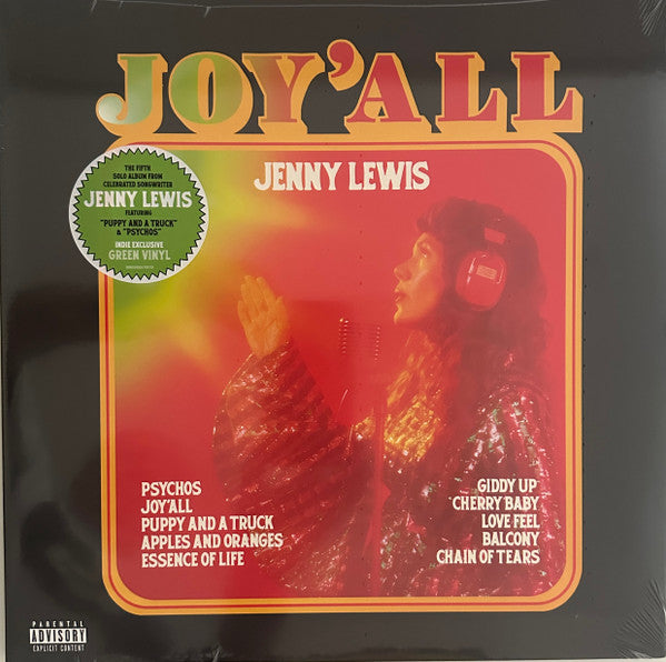 Jenny Lewis : Joy'All (LP, Album, Ltd, Gre)