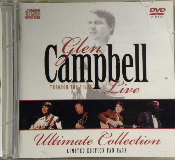 Glen Campbell : Through The Years Live   (DVD-V, PAL + CD, Comp)