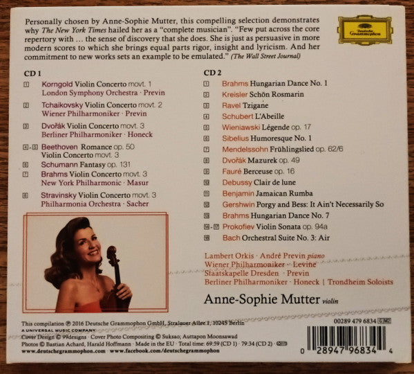 Anne-Sophie Mutter : Mutterissimo: The Art Of Anne-Sophie Mutter (2xCD, Comp, Dig)