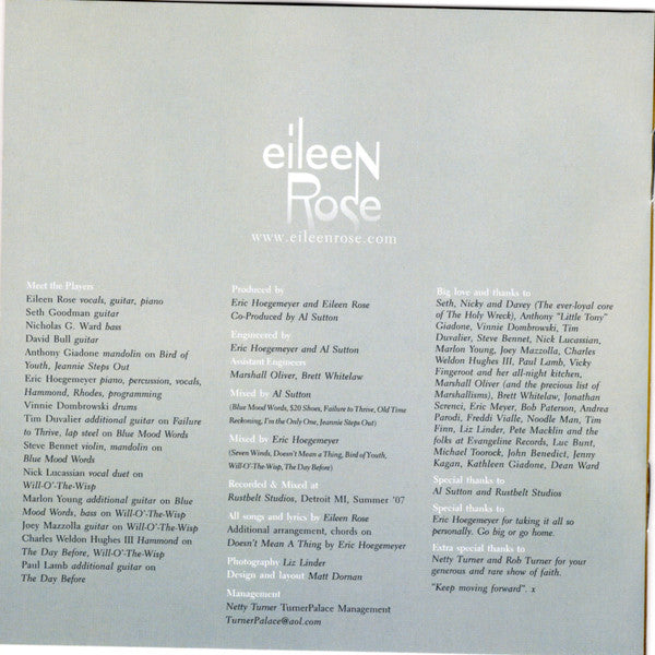 Eileen Rose : At Our Tables (CD, Album)