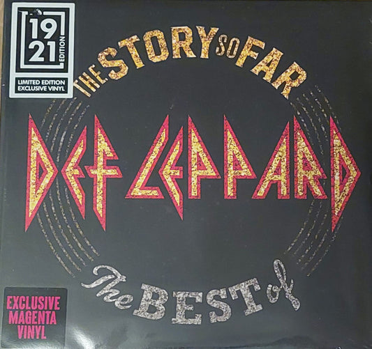 Def Leppard : The Story So Far: The Best Of (2xLP, Comp, Ltd, RE, Mag)