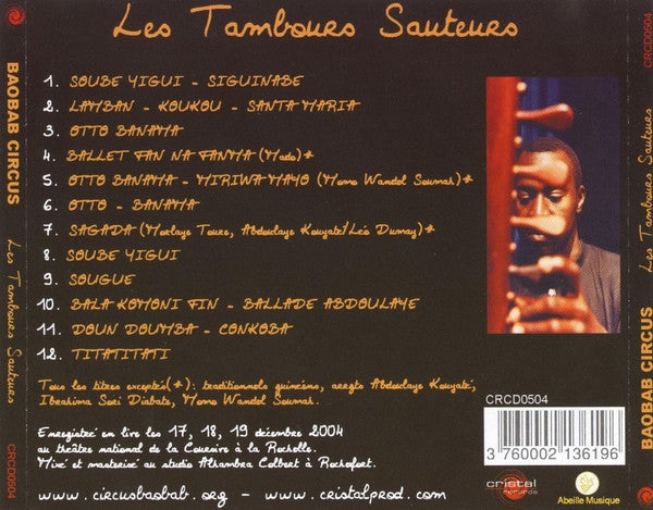 Baobab Circus : Les Tambours Sauteurs (CD, Album)