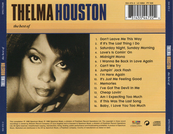 Thelma Houston : The Best Of (CD, Comp)