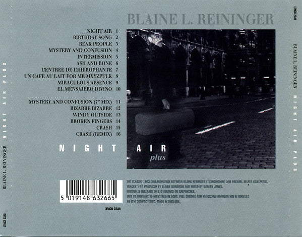 Blaine L. Reininger : Night Air Plus (CD, Album, RE, RM)