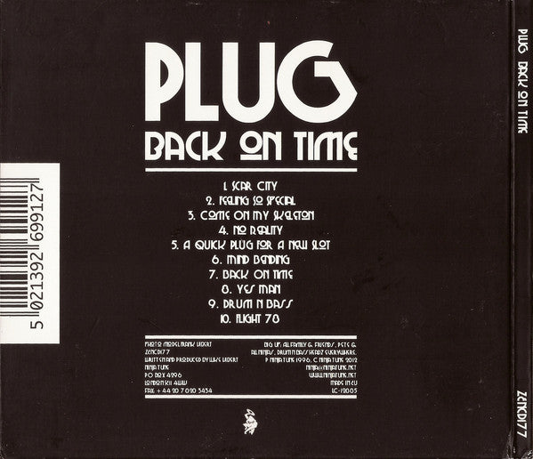 Plug : Back On Time (CD, Album)