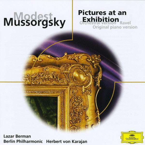 Modest Mussorgsky · Herbert Von Karajan · Berliner Philharmoniker · Lazar Berman : Pictures At An Exhibition (CD, Comp, RP)