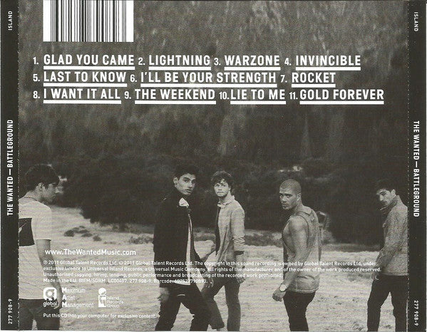 The Wanted (5) : Battleground (CD, Album, Enh)