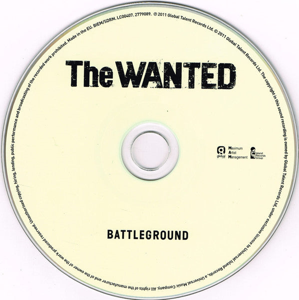 The Wanted (5) : Battleground (CD, Album, Enh)