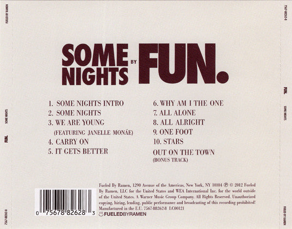 Fun. : Some Nights (CD, Album)