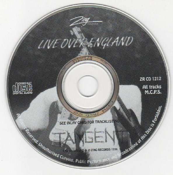 Tangent (3) : Live Over England (CD, Comp)