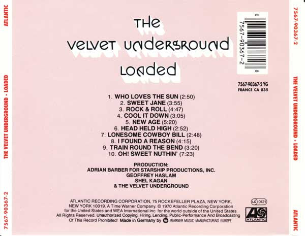 The Velvet Underground : Loaded (CD, Album, RE)