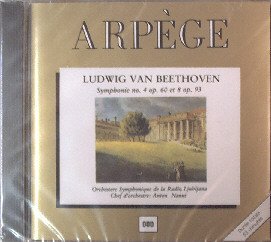 Unknown Artist Ludwig van Beethoven Symphonie no. 4 op. 60 et 8 op.93 CD